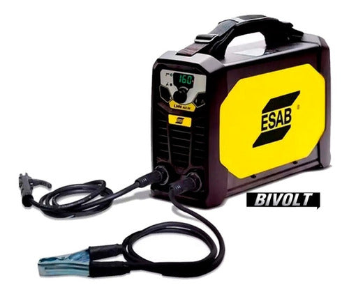 Máquina De Solda Inverter Esab Lhn 162i Dv Amarela E Preta 50hz/60hz 127v/220v