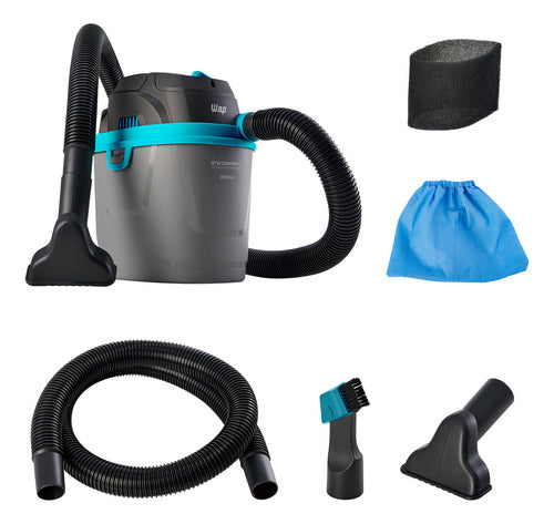 Aspirador De Pó E Líquido Portátil Wap Gtw Compact 1400w