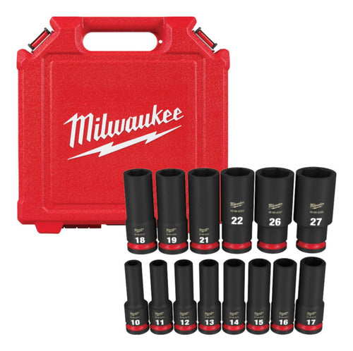 Jogo Soquete Impacto Enc. 1/2  49-66-7014 Milwaukee