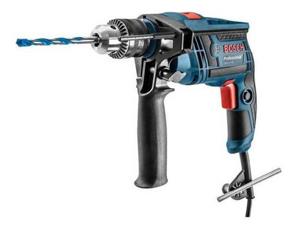 Furadeira Martelete Parafusadeira Elétrica De 13mm Bosch Gsb 13 Re 750w + Accesorios Com Caixa De Papelão 220v - 230v