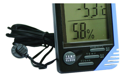 Relógio Termo-higrômetro Digital Mt-241 Minipa