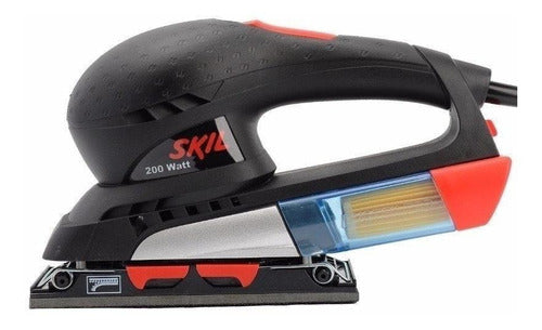 lixadeira   orbital skil madera 7351  preta e vermelha 200w 220v