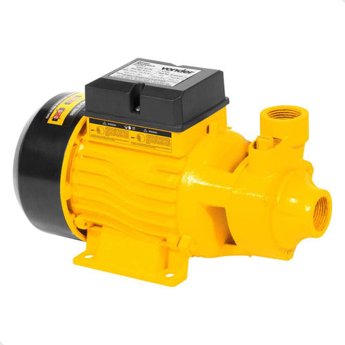 Bomba De Água Periférica 1hp Bpv750 Vonder Monofásica 60 Hz Amarelo Monofásica
