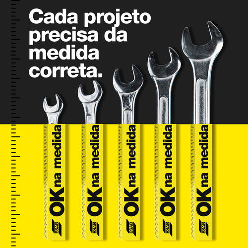 Eletrodo Solda Esab Ok Na Medida 48.04 E7018 3,25mm 14 Unds