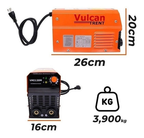 Maquina Solda Inversora 220v 105a 60hz Mma Tig Vulcan