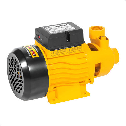 bomba de água periférica 1hp bpv750 vonder monofásica 60 hz amarelo monofásica
