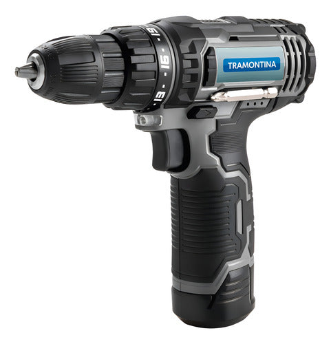 Parafusadeira Furadeira Para Uso Doméstico 10,8 V Tramontina Preto