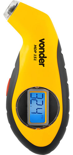 calibrador e medidor digital pressão p/ pneus mdp 151 vonder