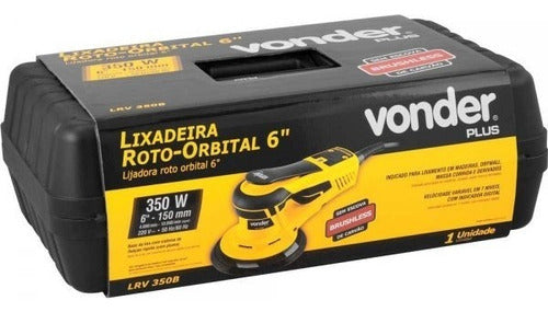 lixadeira roto orbital 6 polegadas lrv 350b vonder 50/60 hz amarelo 50 hz/60 hz