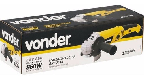 Esmerilhadeira Angular Vonder Eav 860n De 50 hz/60 hz Amarela 860 W 220 V + Acessório