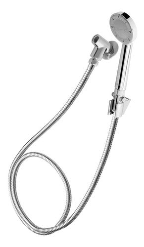 desviador p/ ducha | chuveiro em metal mangueira 1,8m fame