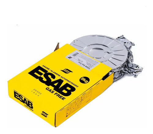 arame solda mig autoprotegido sem gás esab gas free 1,0 5kg