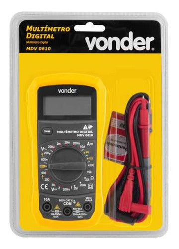 Multímetro Digital Mdv 0610 Vonder 3870610000
