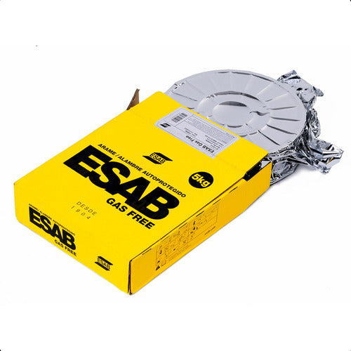 arame para solda mig uso sem gás 0,8mm 5kg - esab gas free