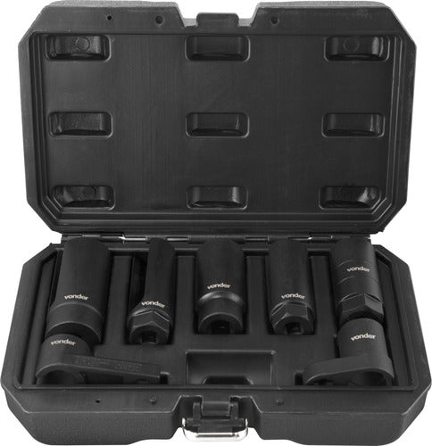 jogo de soquetes para sonda lambda, com 7 peças, vonder