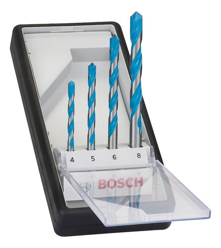 Jogo Brocas Bosch Cyl-9 Multimaterial 4-5-6-8 Mm 4 Peças