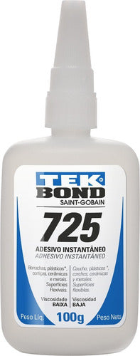 Cola Instantânea Adesiva Multiuso Tek Bond 725 100g