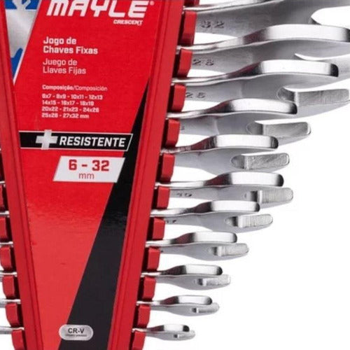 Jogo De Chave Combinada Mayle 102404my 6 A 32mm 15 Peças
