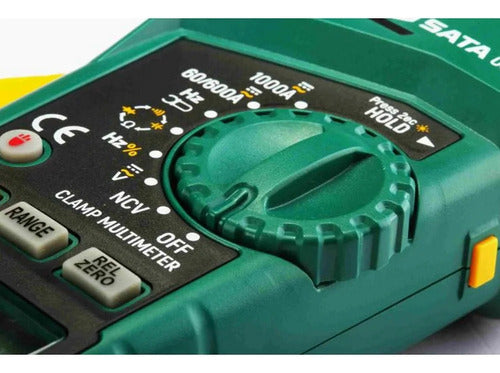 alicate amperimetro digital 1000a sata st03026