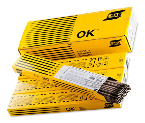 eletrodo revestido inox 2,5mm 2kg e316l-17 ok 6330 esab