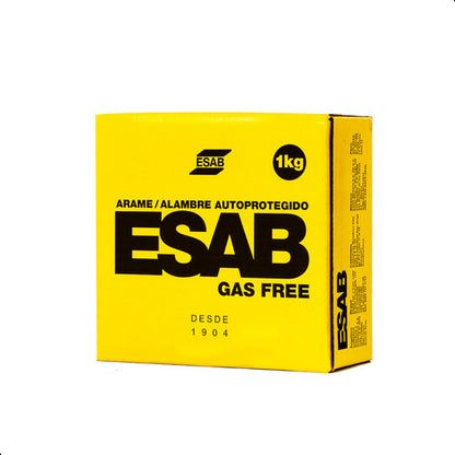 Arame Para Solda Mig Uso Sem Gás 0,8mm 1kg - Esab Gas Free