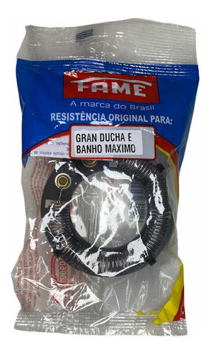 Resistência Granducha Fame Banho Maximo Chuveiro  220v 7000w Preta Pvc