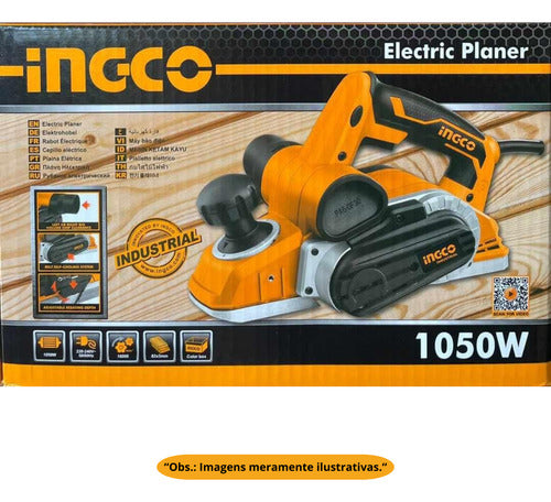 plaina elétrica ingco 1050w 220v - padrão - 220v
