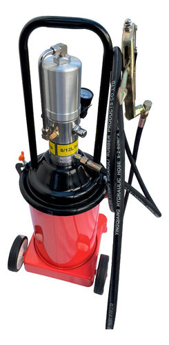 engraxadeira pneumática propulsora p/ graxa balde 12kg