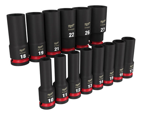 Jogo Soquete Impacto Enc. 1/2  49-66-7014 Milwaukee