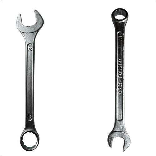 jogo de chave combinada 12 pcs 6 a 22mm aço carbono bestfer