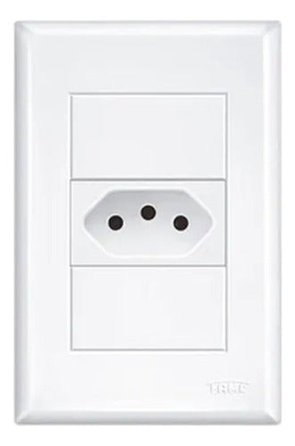 Conjunto 1 Tomada 20a 4x2 Evidence Fame Completa