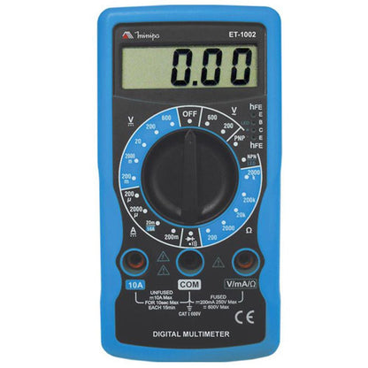 Multímetro Digital Portátil Et-1002 Minipa