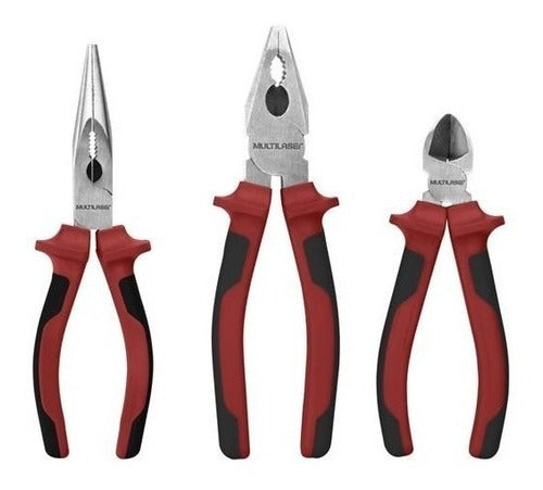 JOGO DE ALICATES 3 PCS MULTILASER