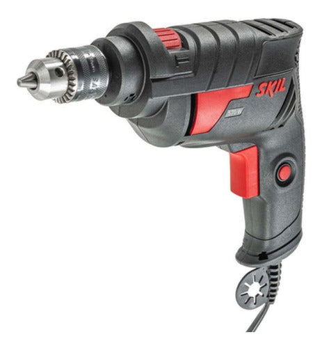 furadeira martelete elétrica de 10mm skil 6600 570w + acessório 220v