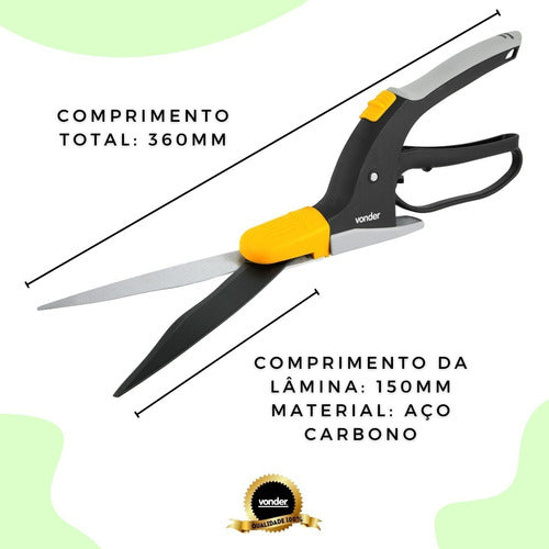 tesoura de jardim grande giratório leve e de fácil manuseio