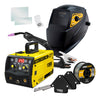 Maquina Solda Mig 140a S/gás 3em1 Tig Eletrodo Mascara Bivol - Amarelo/Preto - 127/220V