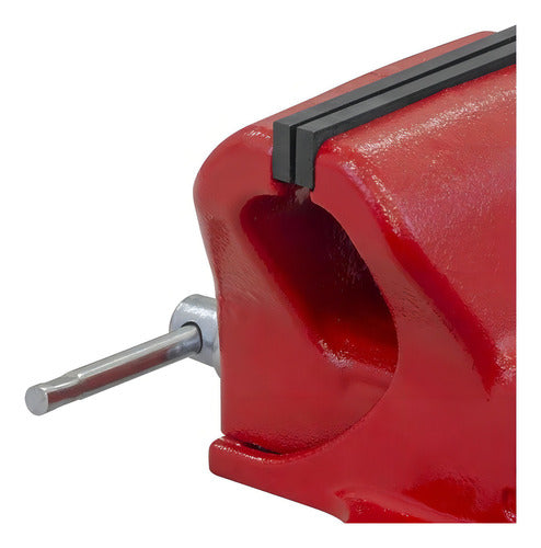 Morsa Torno De Bancada Numero 6 Somar Schulz Vermelho