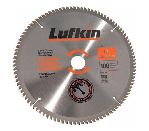 Disco De Serra Para Alumínio 10 100 Dentes - 812100l Lufkin