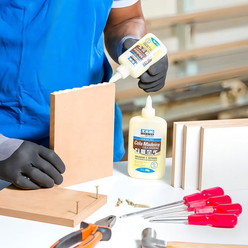 Cola Para Madeira Tekbond Cola Madeira 100g Cor Branco