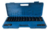 Jogo Soquete Impacto 1/2  Sextavado 10-27mm Kit 15pçs Bremen