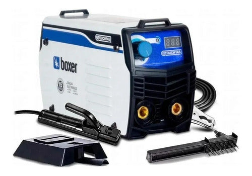 máquina de solda inversora touch 145 220v 140a - boxer