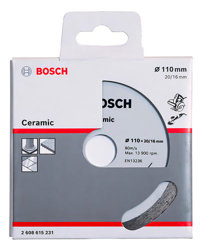 Disco Diamantado Ceramic Contínuo 110mm Bosch Standard