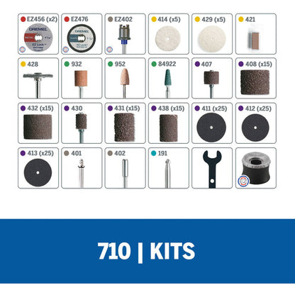 Kit De Acessórios Para Minitorno Dremel 3000 4000 160 Peças