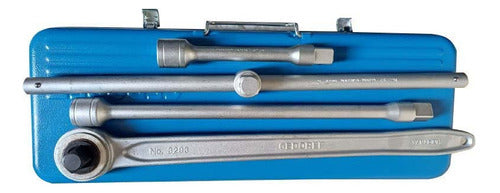 Jogo Soquetes Gedore Blu 3/4 Pol 22 A 50mm 14 Pçs Estriado