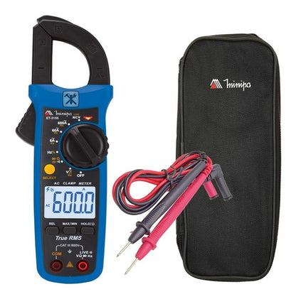Alicate Amperimetro Digital Ncv True Rms Ac Et-3155 Minipa