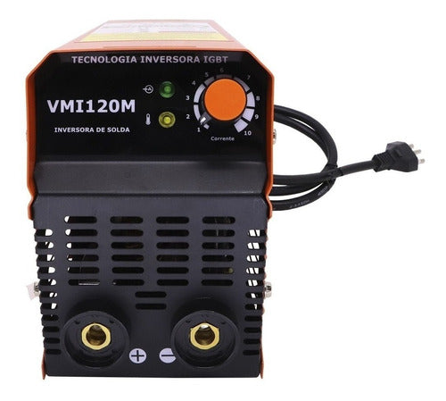 maquina solda inversora 220v 105a 60hz mma tig vulcan