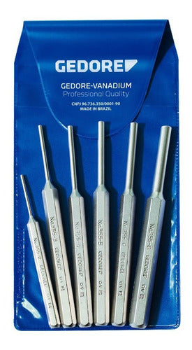 Jogo De Saca Pino Paralelo 2 A 8 Mm Com 6 Peças Gedore