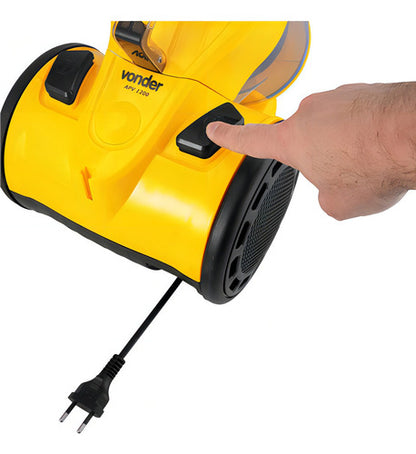 Aspirador De Pó Vonder 1.200w Apv 1200 Cor Amarelo Amarelo 220v