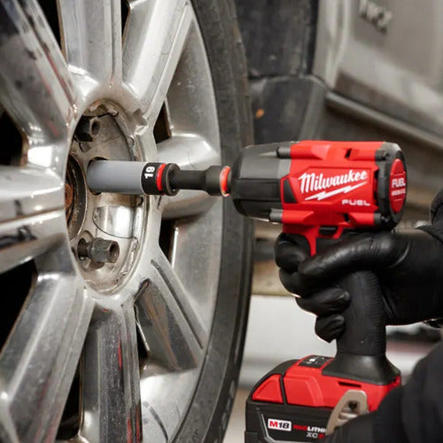 Jogo Soquetes Impacto 1/2 17mm 19mm 21mm 3 Peças Milwaukee