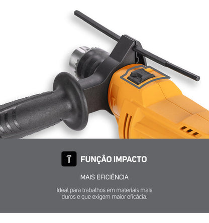 Parafusadeira E Furadeira De Impacto Wap Wf 700k10 W2 220v Amarelo 220v 60hz